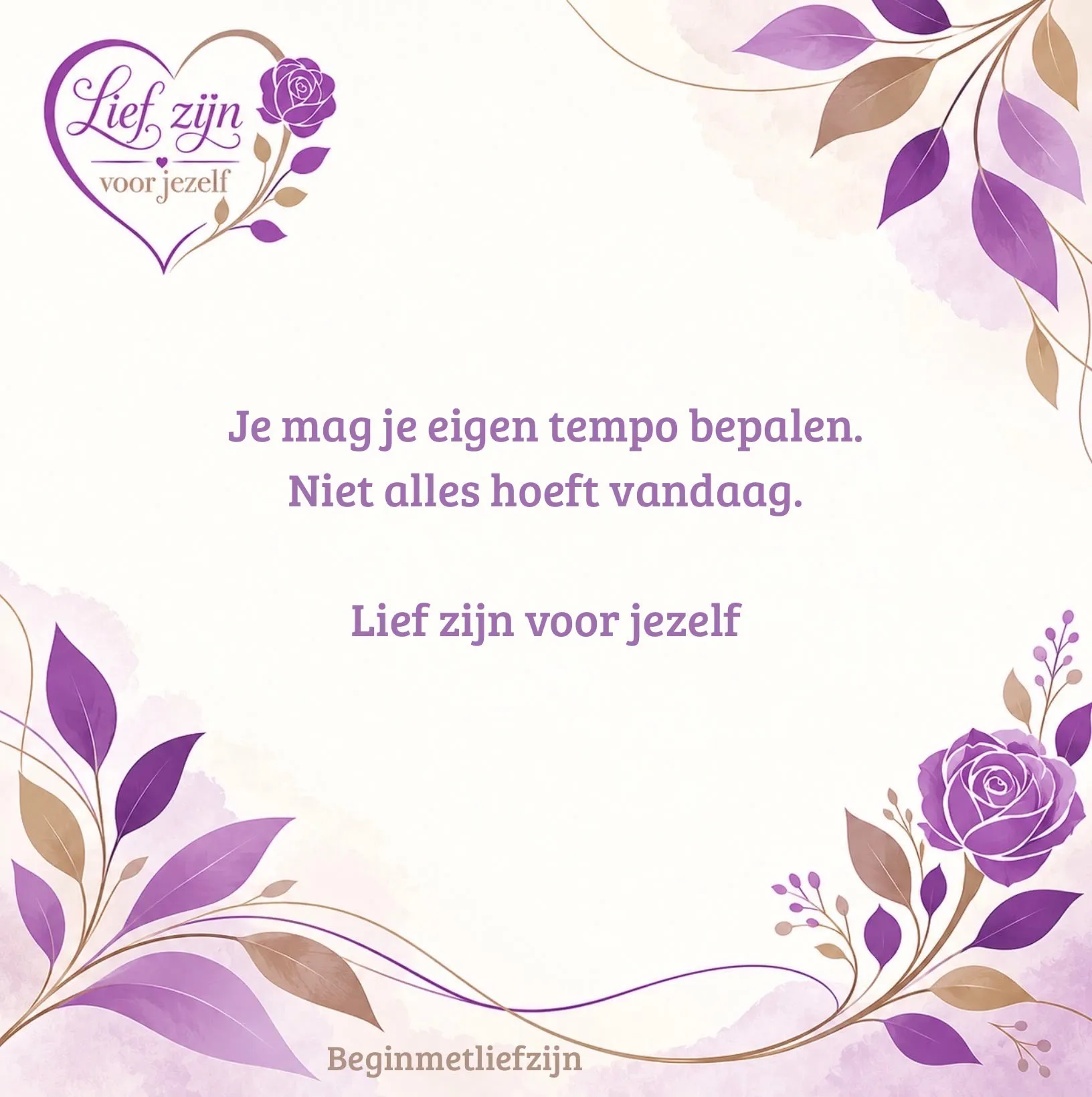 Afbeelding bij bericht van Begin met lief zijn Voor jezelf