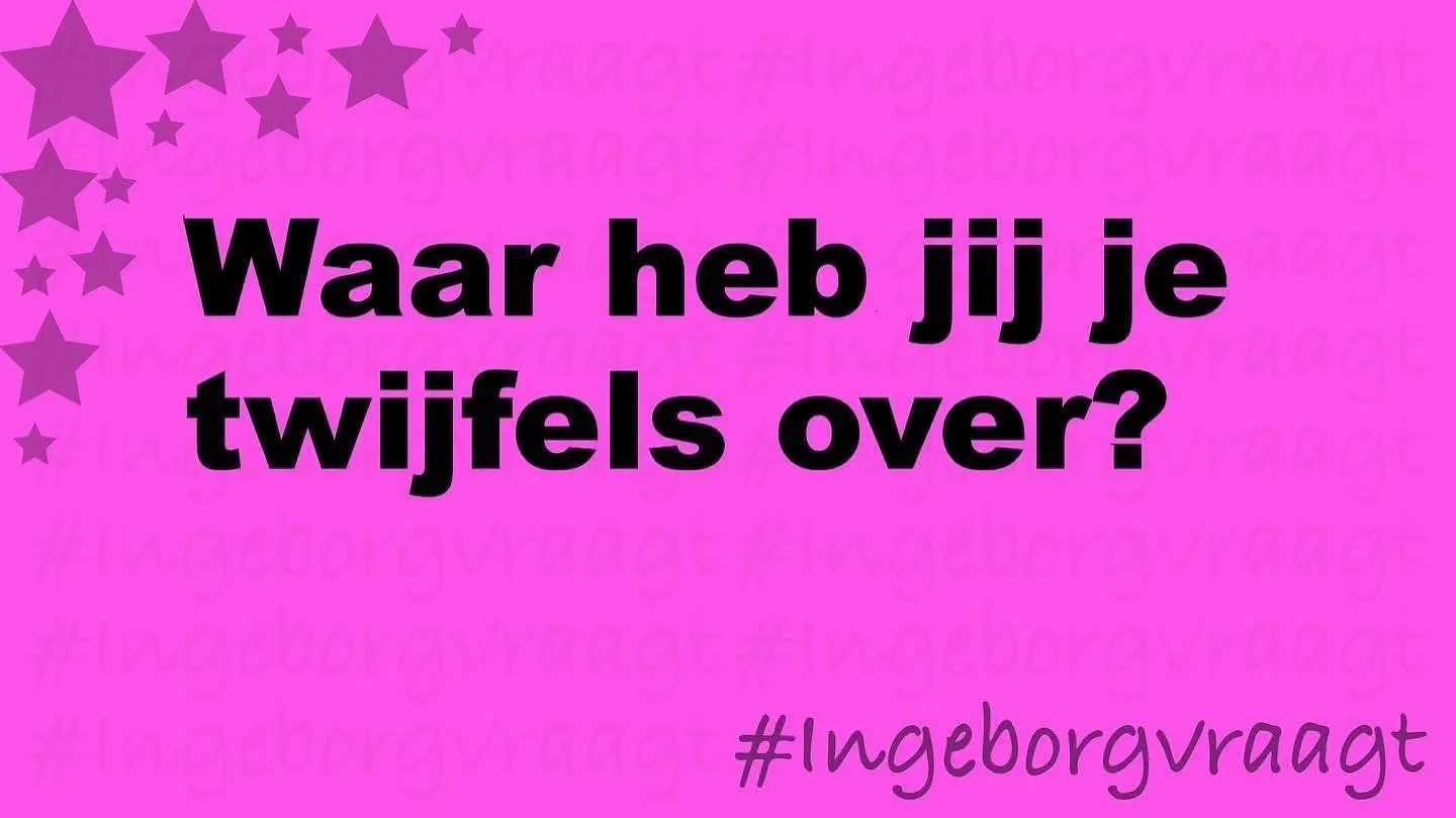 Afbeelding bij bericht van #IngeborgVraagt Van