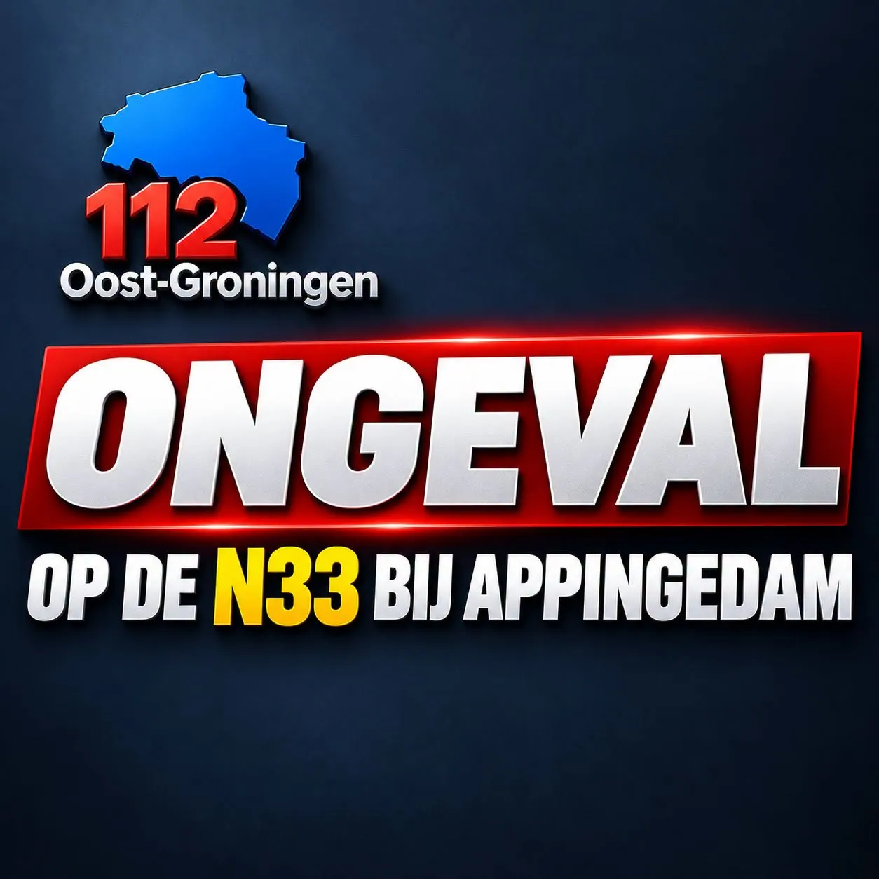 Afbeelding bij bericht van 112 oost-groningen .
