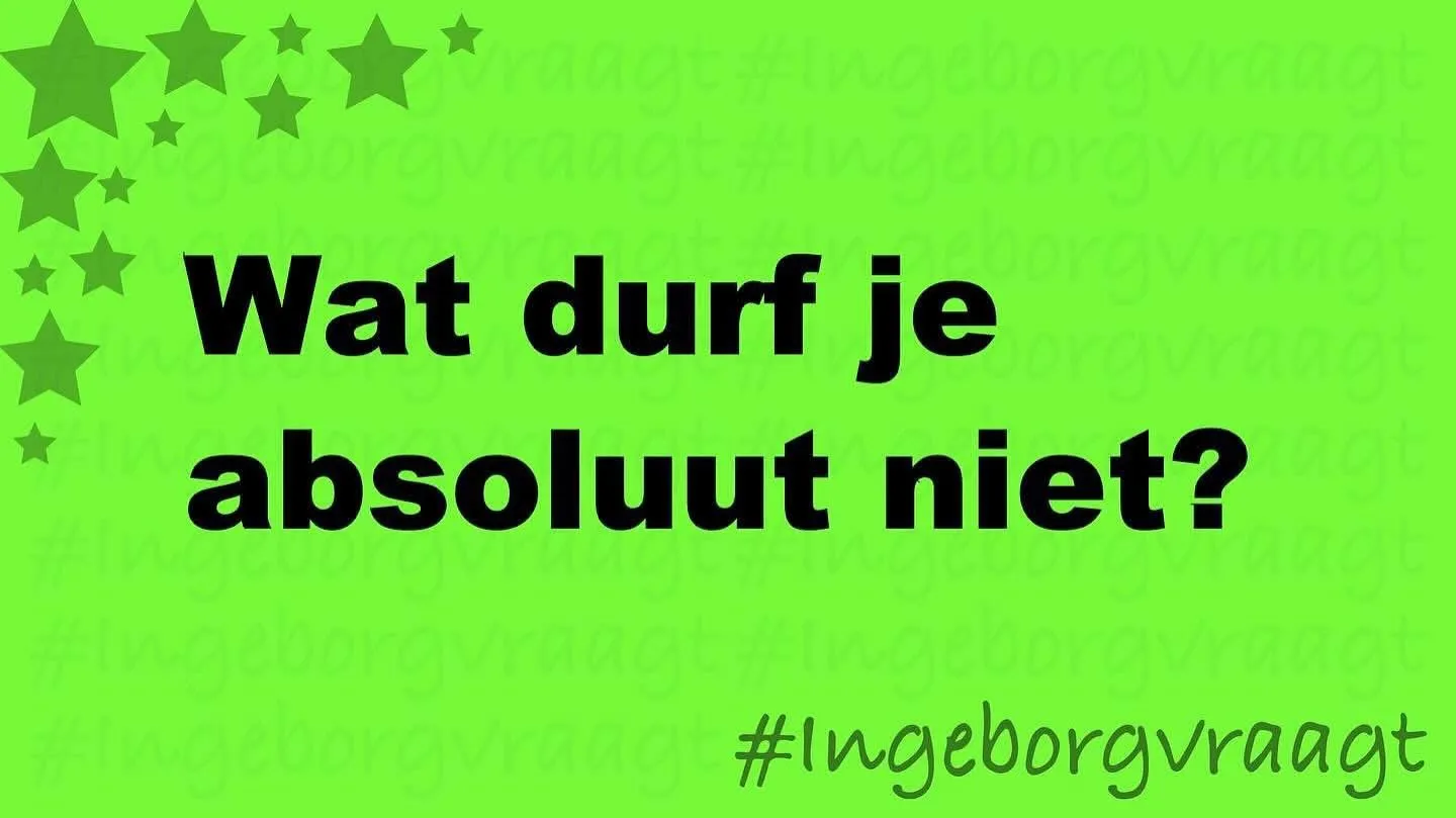 Afbeelding bij bericht van #IngeborgVraagt Van
