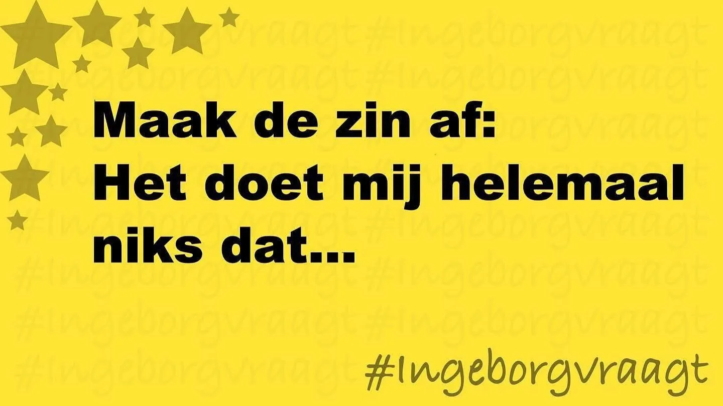 Afbeelding bij bericht van #IngeborgVraagt Van