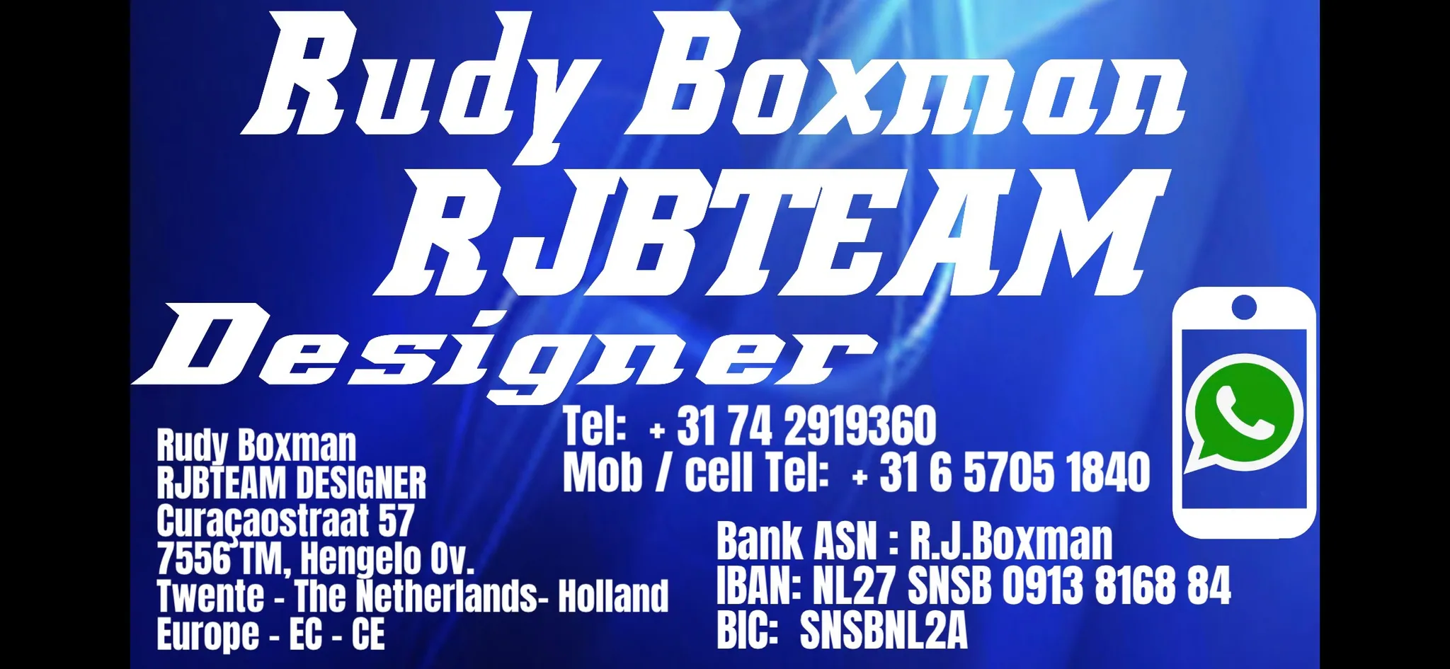Afbeelding bij bericht van Rudy J Boxman