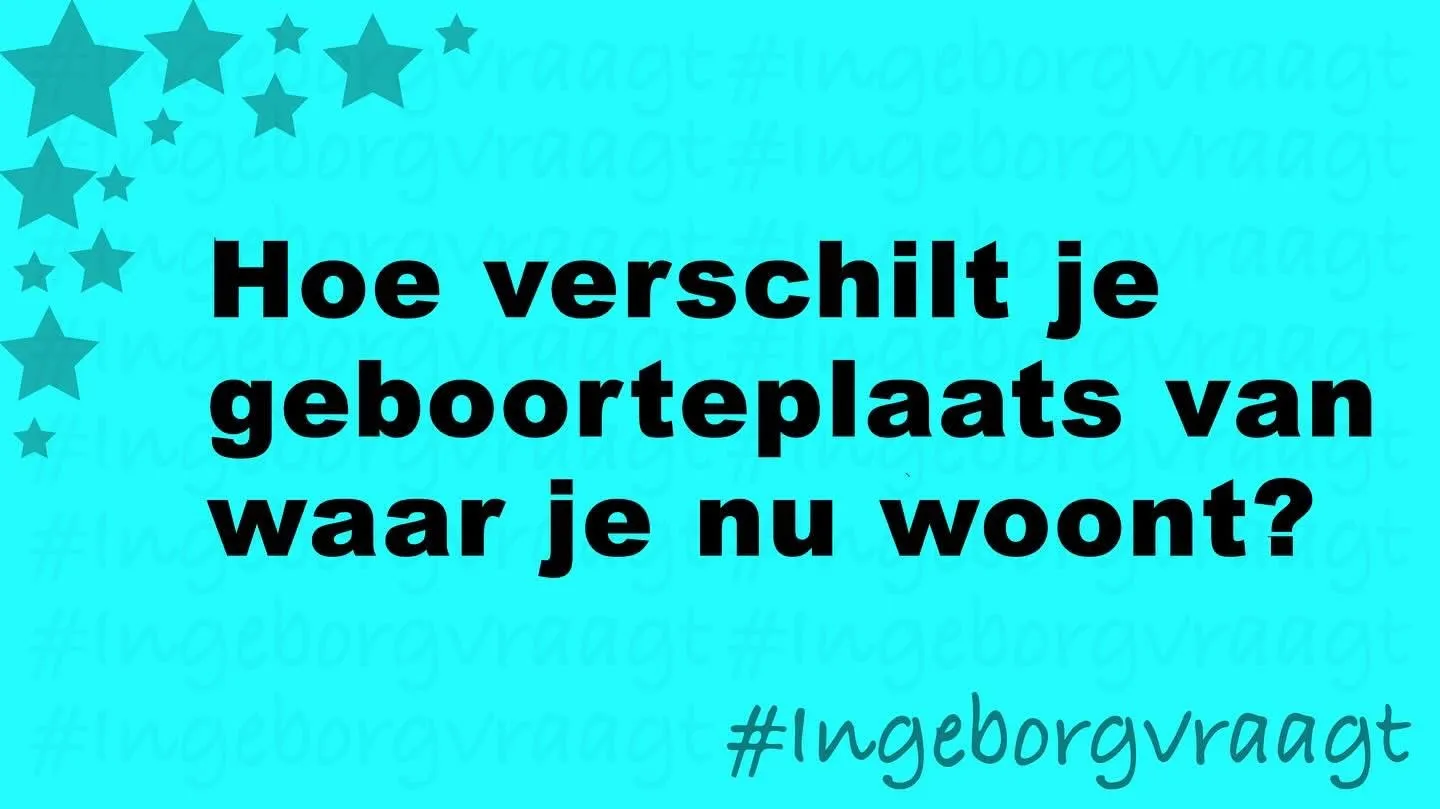 Afbeelding bij bericht van #IngeborgVraagt Van