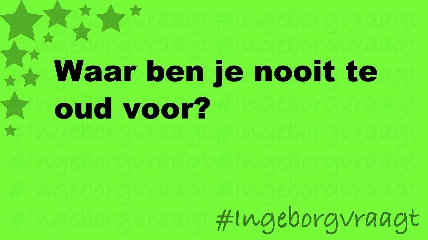 Afbeelding bij bericht van #IngeborgVraagt Van